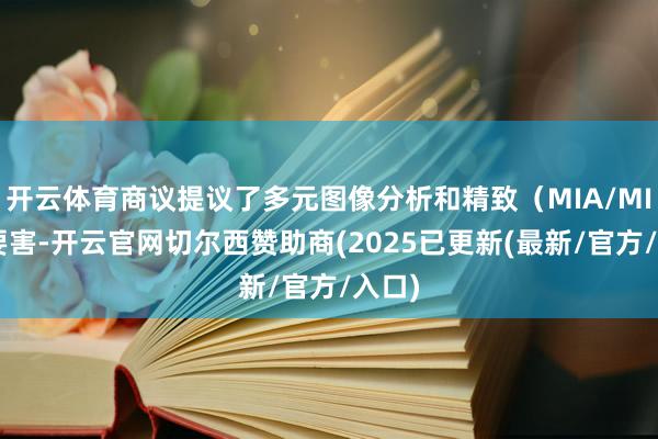 开云体育商议提议了多元图像分析和精致（MIA/MIR）要害-开云官网切尔西赞助商(2025已更新(最新/官方/入口)